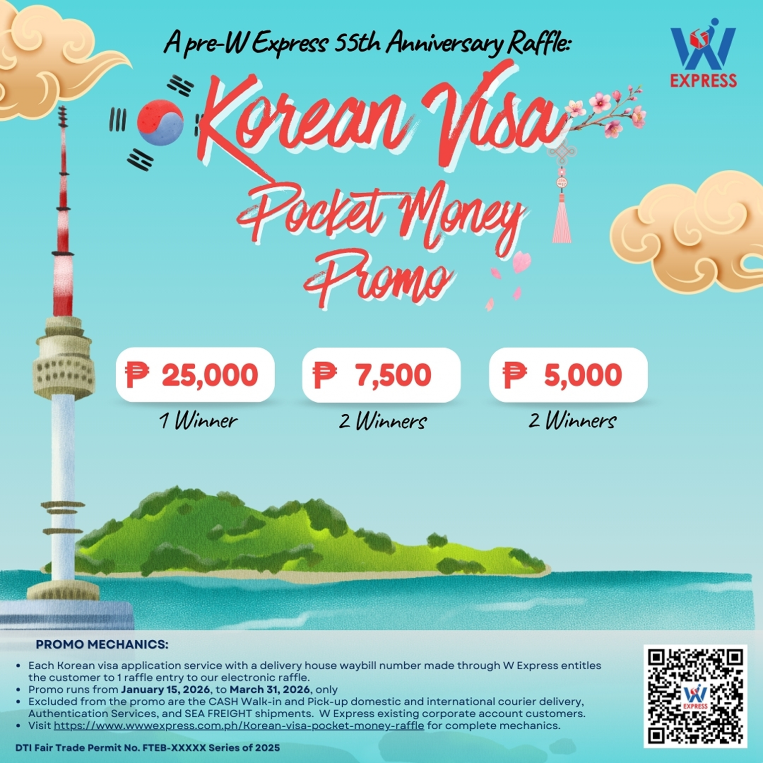 Korean Visa Pocket Money Promo! - The pioneer in express delivery ...